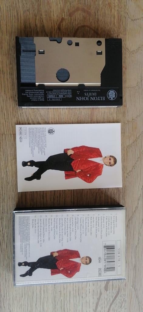 Philips DCC / Elton John - Duets / NM tape VG+ booklet, Cd's en Dvd's, Cassettebandjes, Verzenden, 1 bandje, Zo goed als nieuw