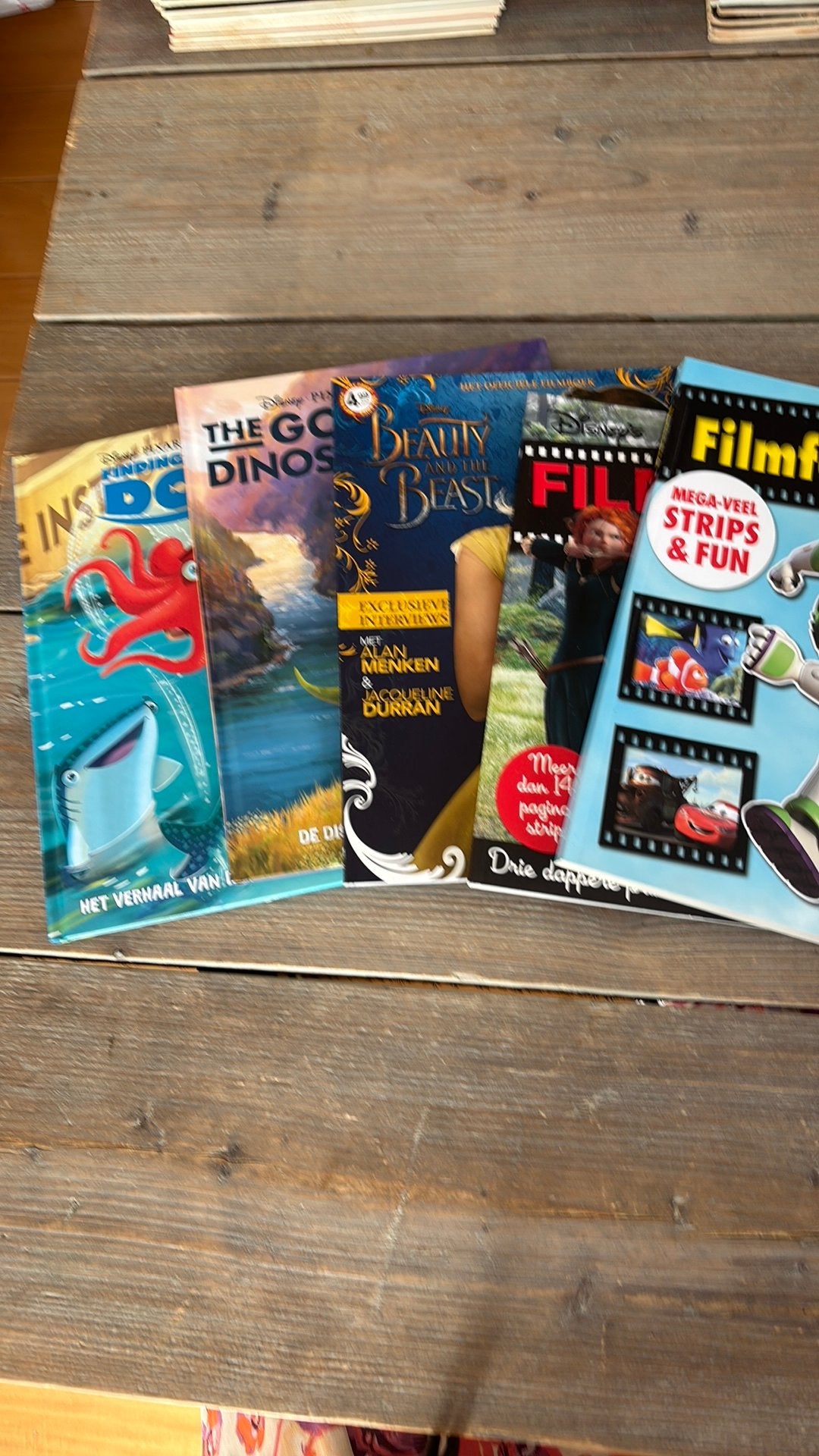5 Disney Filmboeken: Sprookjes, Fictie & Meer, Ophalen of Verzenden, Gelezen, Sprookjes