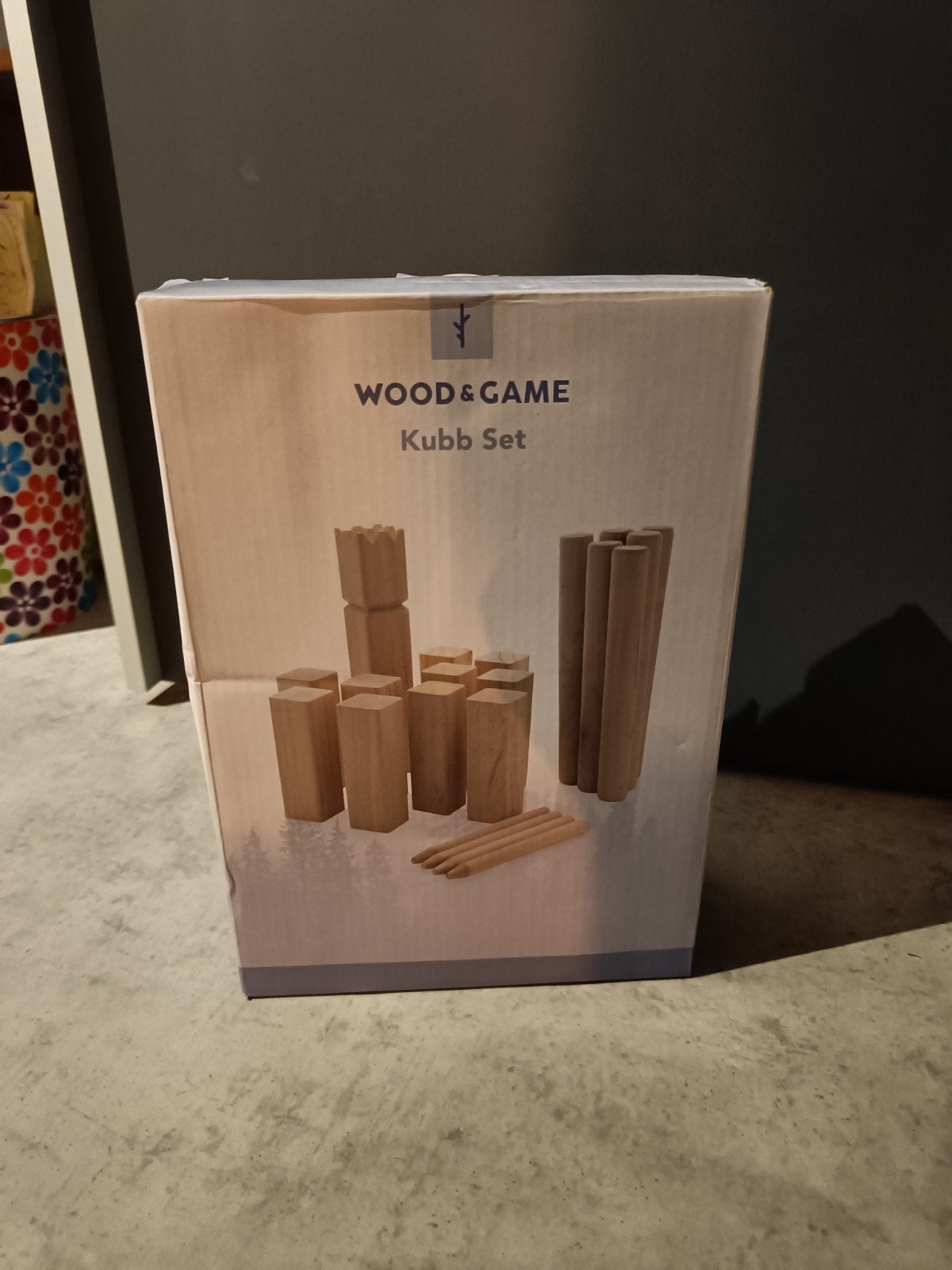 Houten Kubb spel - Zo goed als nieuw, Ophalen of Verzenden, Zo goed als nieuw