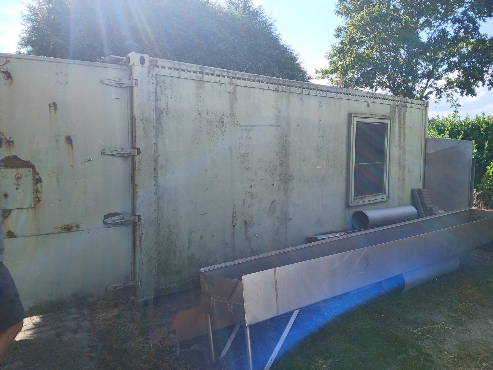 container schaft keet, Ophalen of Verzenden, Gebruikt