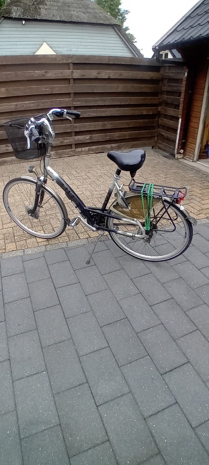RJH Damesfiets met lage instap en mand, Gebruikt, Velgrem, (Extra) lage instap, 50 tot 53 cm