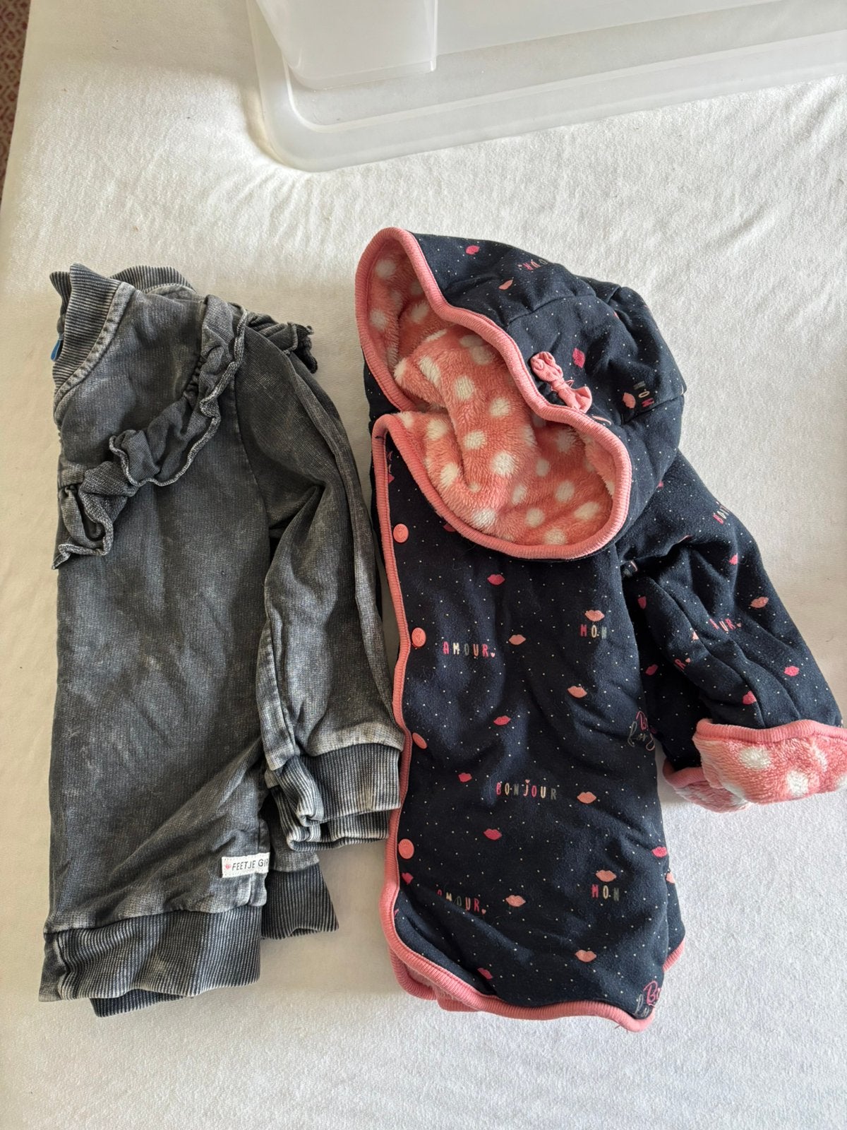 Feetje setjes/meisjes kleding 74/80/86, Ophalen of Verzenden, Zo goed als nieuw, Maat 80