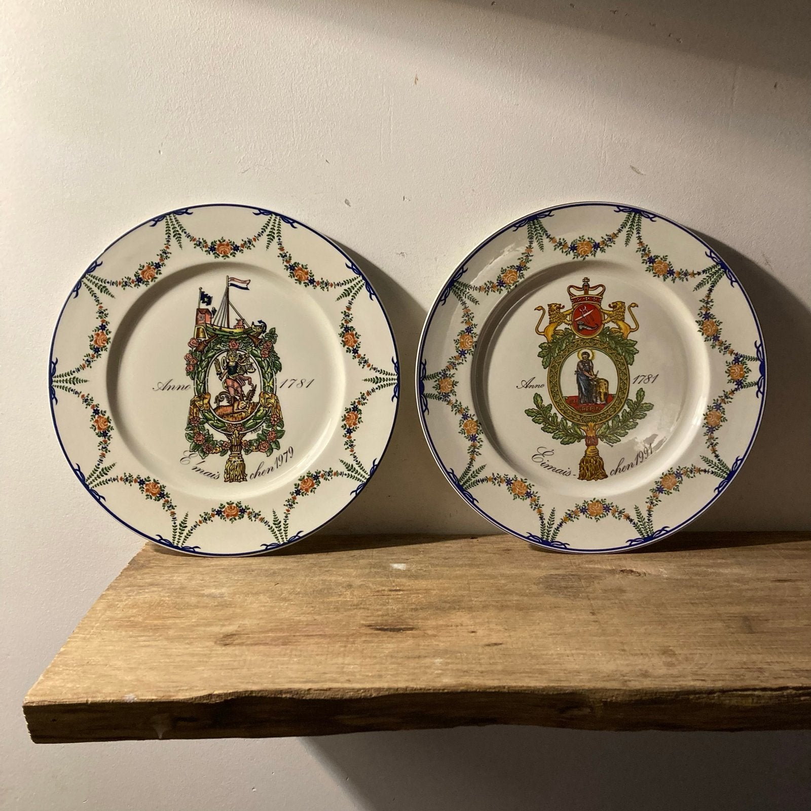 Villeroy & Boch Emaischen Verzamelborden (2 stuks), Ophalen of Verzenden