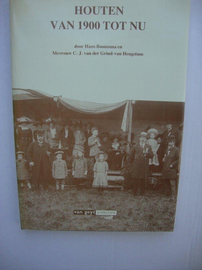 "Houten van 1900 tot Nu", Ophalen of Verzenden, Zo goed als nieuw, Boomsma en v.d.Grind