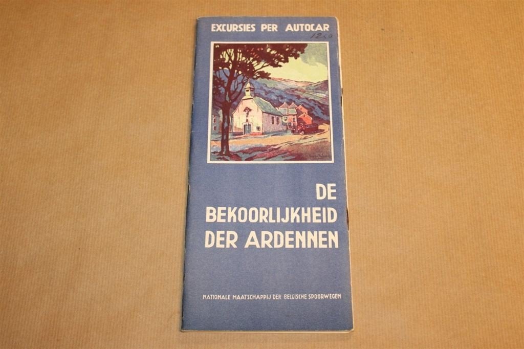 Zeldzame brochure - De Ardennen per autocar - 1933 !!, Ophalen of Verzenden, Zo goed als nieuw, Europa