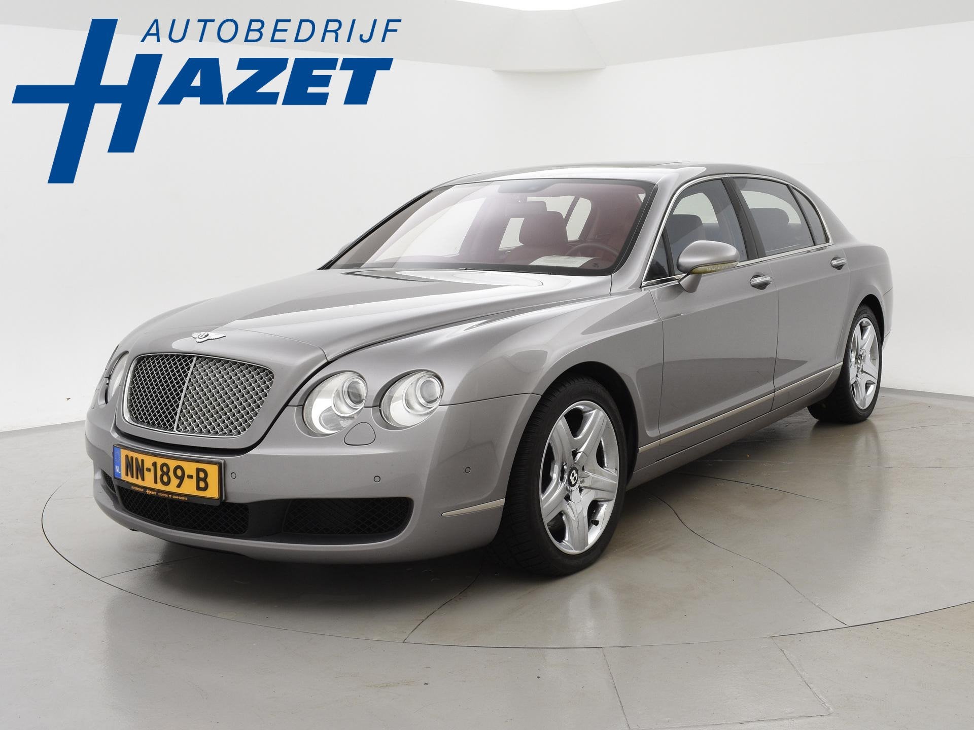 Bentley Continental Flying Spur 6.0 W12 560 PK + SCHUIFDAK /, Auto's, Bentley, Automaat, Gebruikt, 12 cilinders, Leder