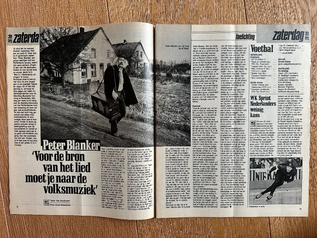 VARA Gids 26 feb 1983, met Piet Bambergen, Paul Carrack, Ophalen of Verzenden, Gelezen, Muziek, Film of Tv