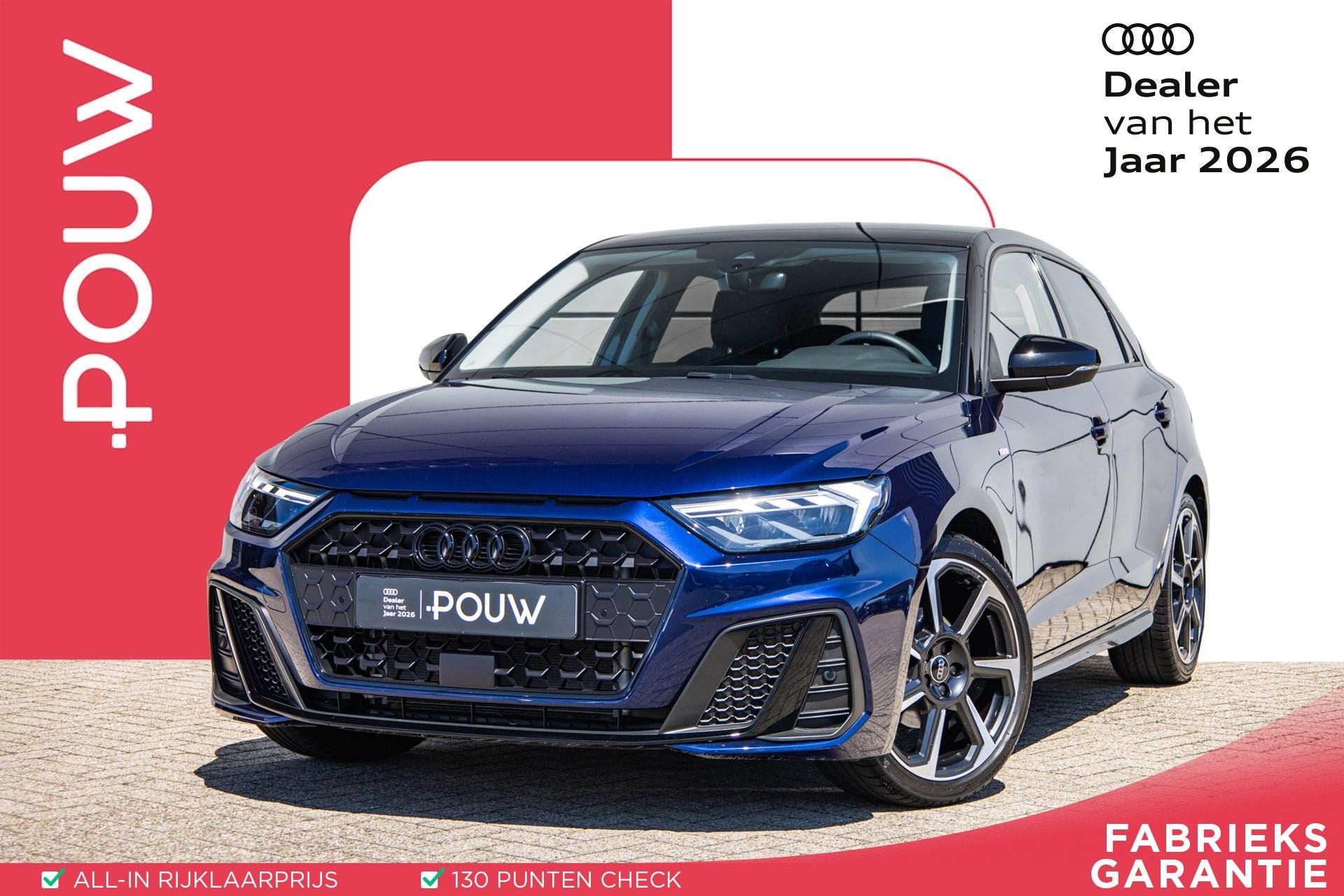 Audi A1 Sportback 30 TFSI 116pk S-tronic S edition | Keyless, Automatische klimaatregeling, Blauw, Bedrijf, 3 cilinders