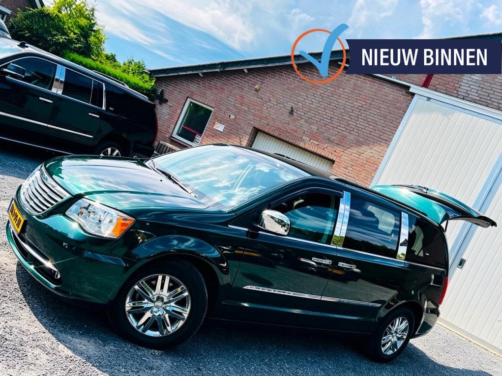 Chrysler Grand Voyager 3.6 V6 LIMITED J.DAIMLER EMERALD-GREE, Dealer onderhouden, Gebruikt, Zwart, Grand Voyager