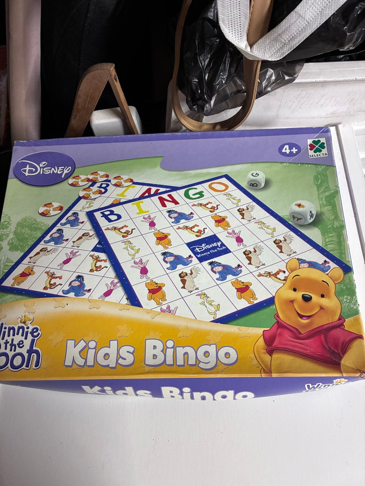 Disney Winnie the Pooh Kids Bingo - Leuk familiespel, Drie of vier spelers, Ophalen of Verzenden, Zo goed als nieuw
