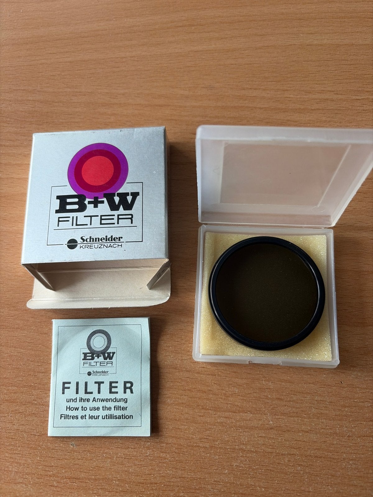 B+W ND-filter 49mm 102 (ND 0,6) ES Grau Vergotet, Minder dan 50 mm, B+W, Zo goed als nieuw, Met schroefdraad