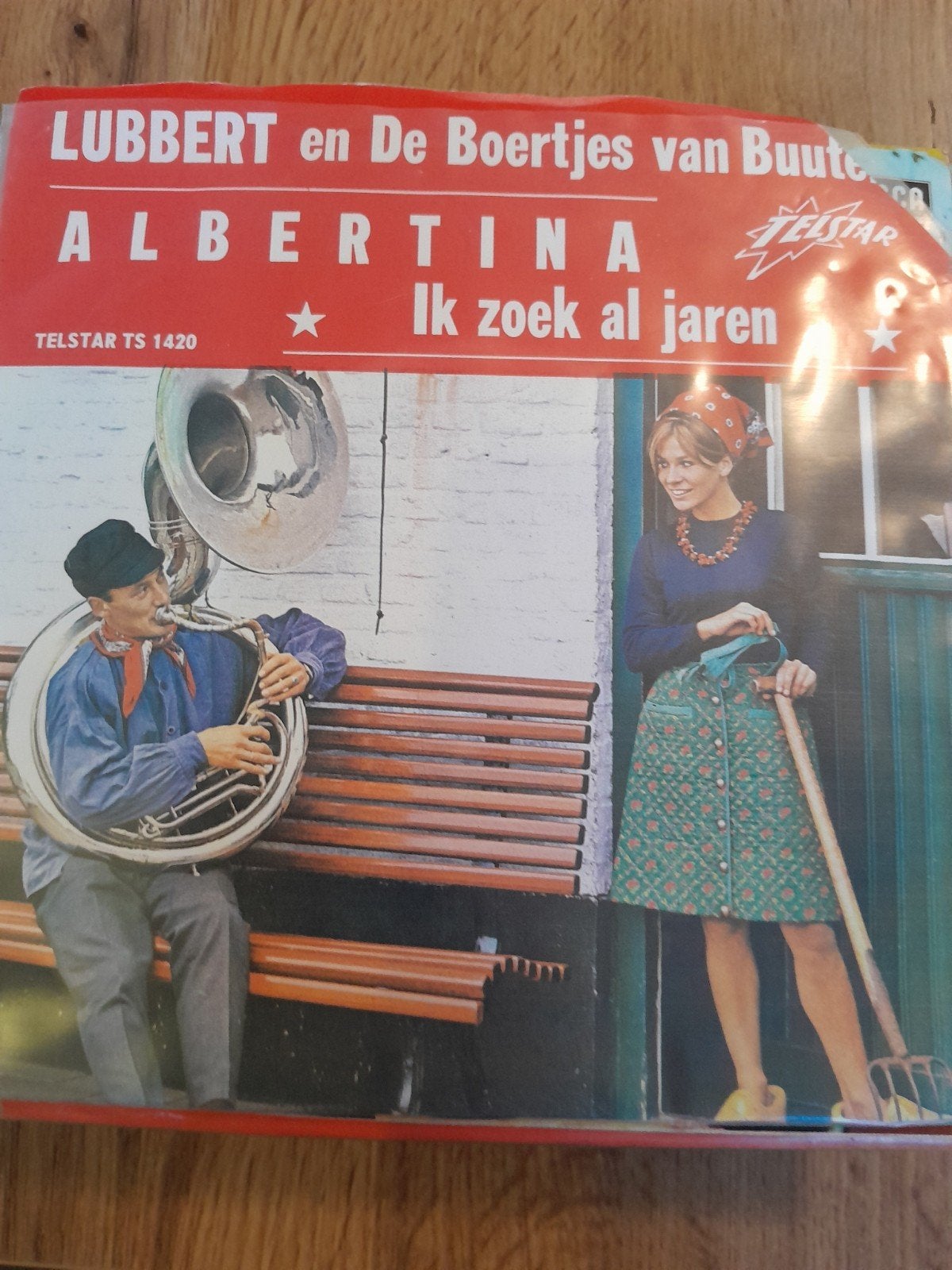 lubbert van gortel 7 inch albertina, Ophalen of Verzenden, Zo goed als nieuw, Nederlandstalig