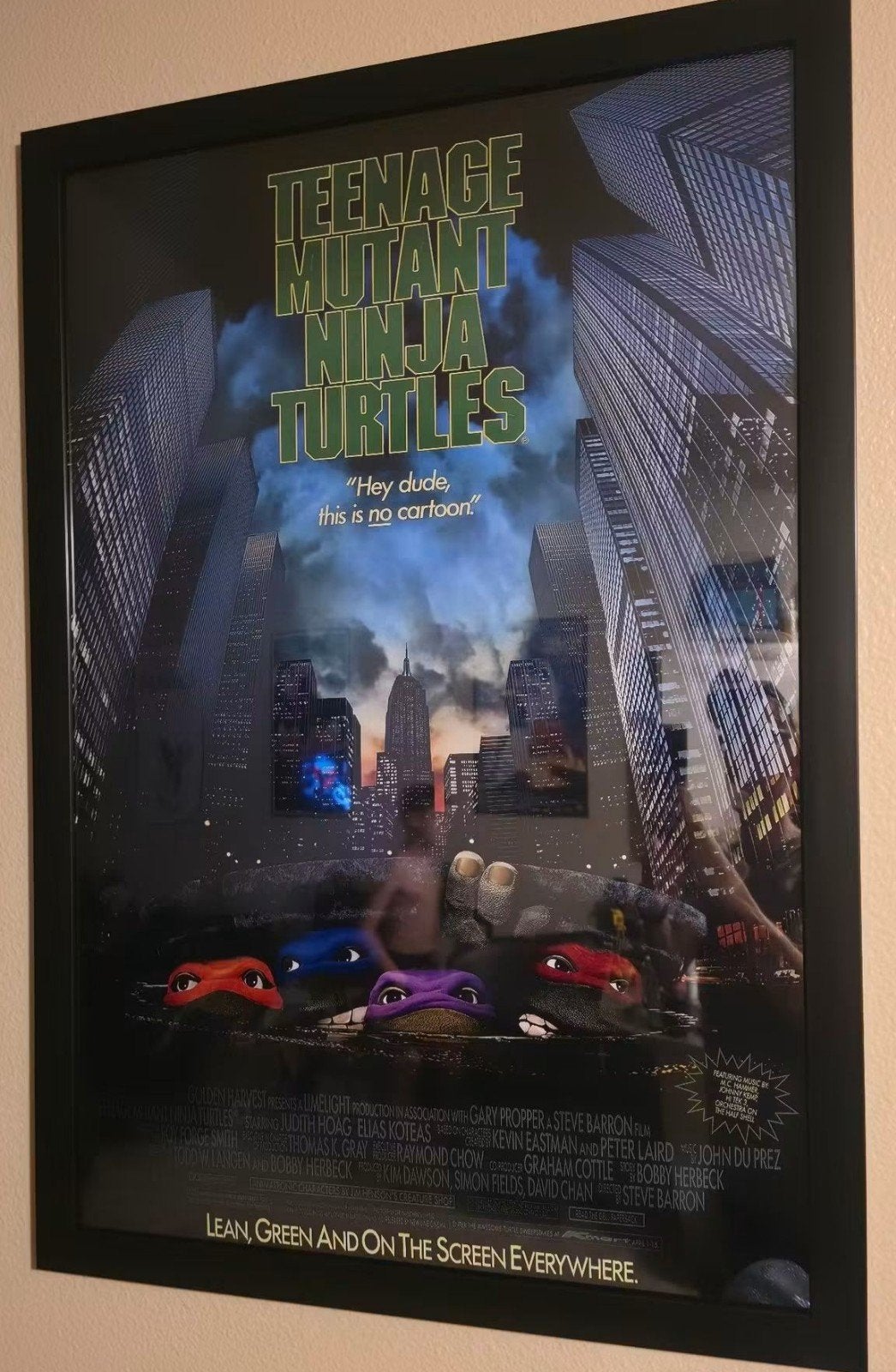 teenage mutant ninja turtles, Ophalen of Verzenden, Zo goed als nieuw, A1 t/m A3, Film en Tv