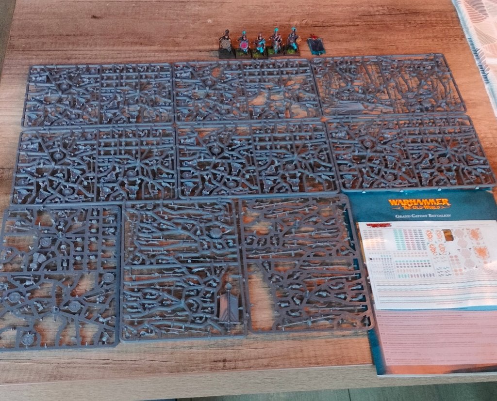 Warhammer old world cathay jade warriors, Hobby en Vrije tijd, Wargaming, Verzenden, Figuurtje(s), Warhammer, Zo goed als nieuw