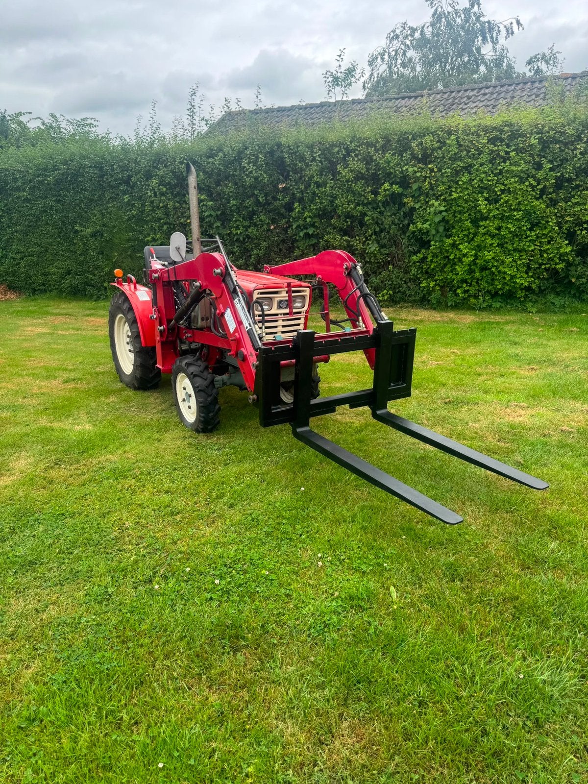 Yanmar mini trekker/mini tractor 1510 voorlader, Ophalen, Gebruikt