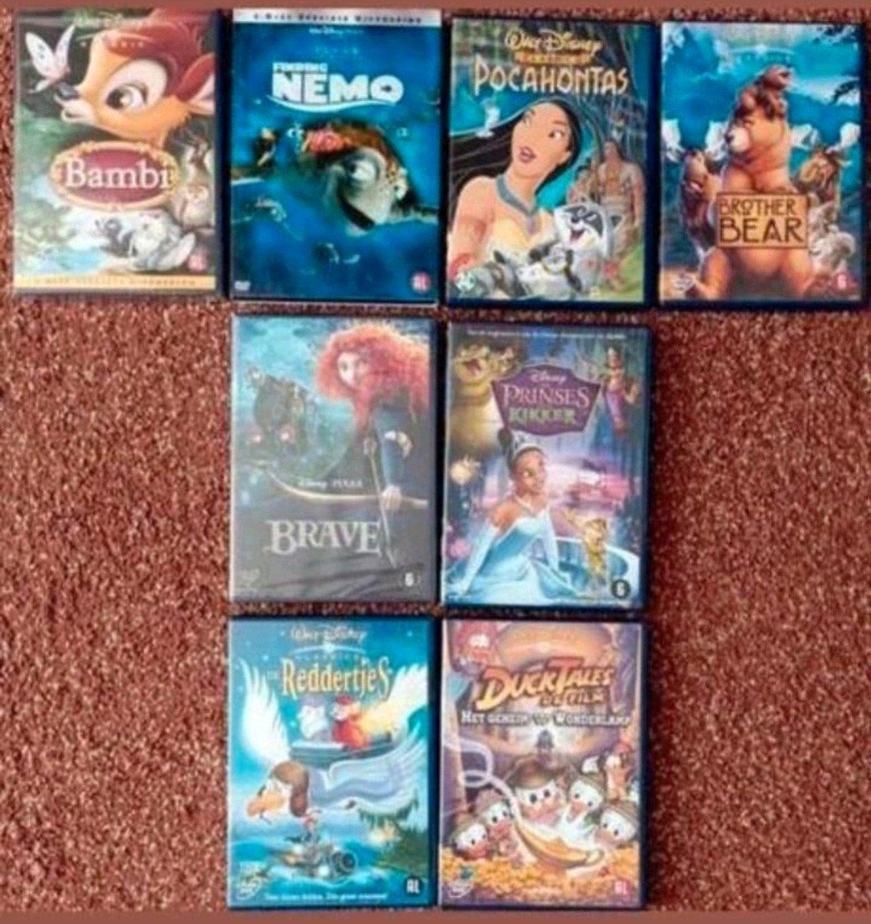 Orginele Disney dvd's
€10,- per stuk

De Bambi dvd zit nog i, Cd's en Dvd's, Alle leeftijden, Ophalen of Verzenden, Zo goed als nieuw