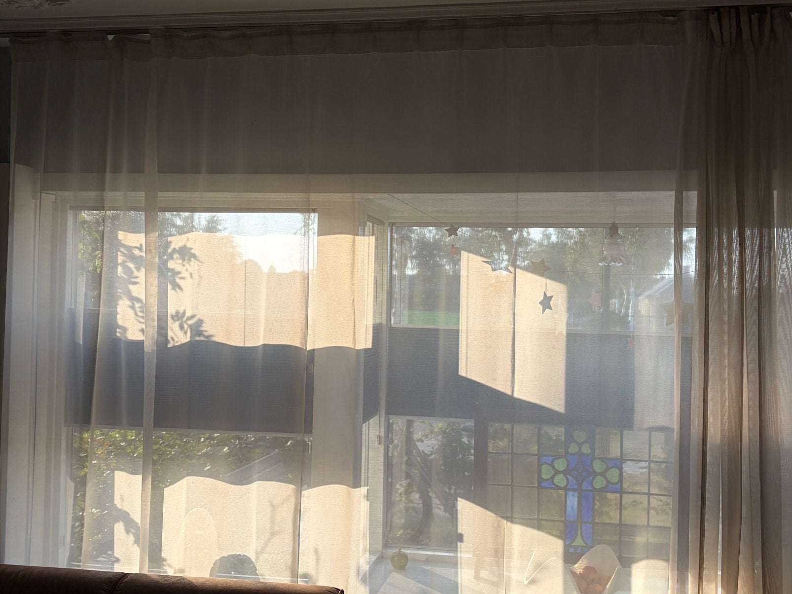 Vitrage ikea Stanfro, Huis en Inrichting, Beige, Ophalen of Verzenden, Zo goed als nieuw, 250 cm