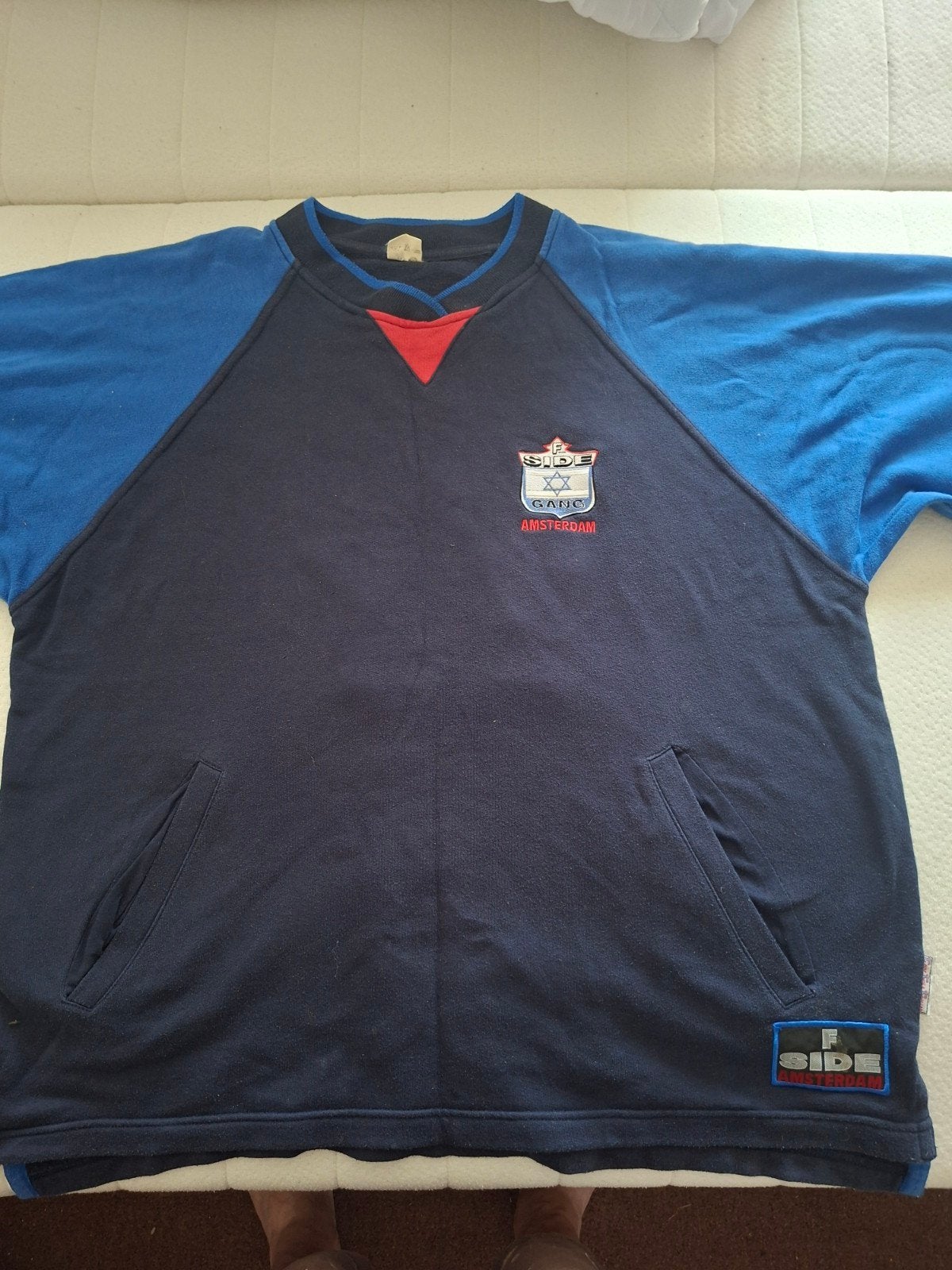 Ajax F-Side  trui. L/xl, Kleding | Heren, Blauw, Maat 56/58 (XL), Ophalen of Verzenden, Zo goed als nieuw