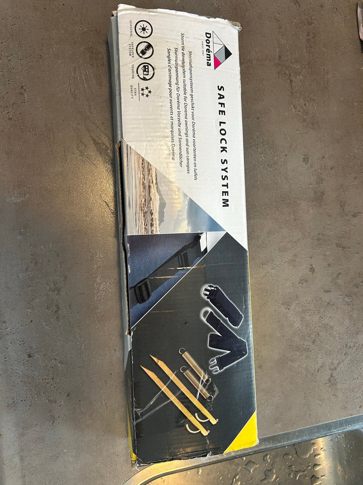 Dorema Safe Lock System voor voortenten en luifels - Nieuw, Caravans en Kamperen, Ophalen, Nieuw