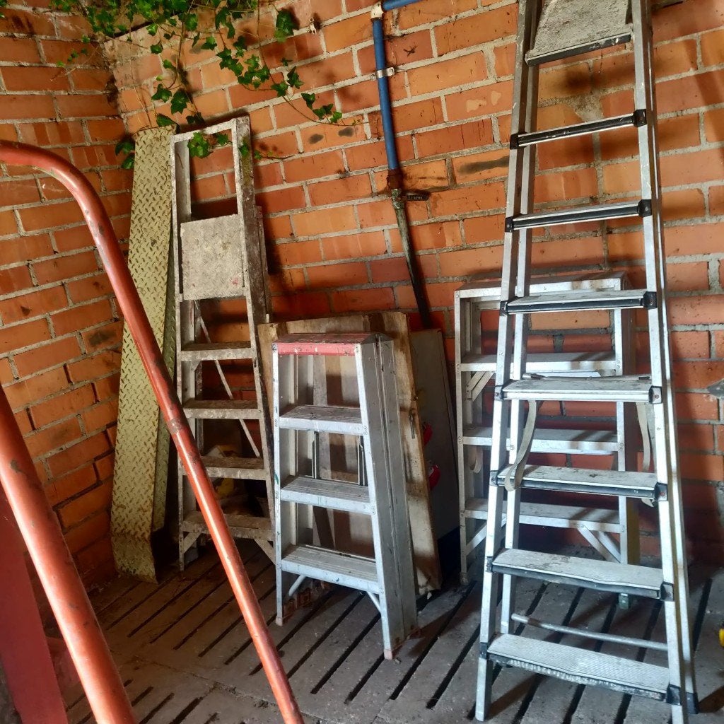 verschillende ladders, Ophalen, Gebruikt, 4 meter of meer