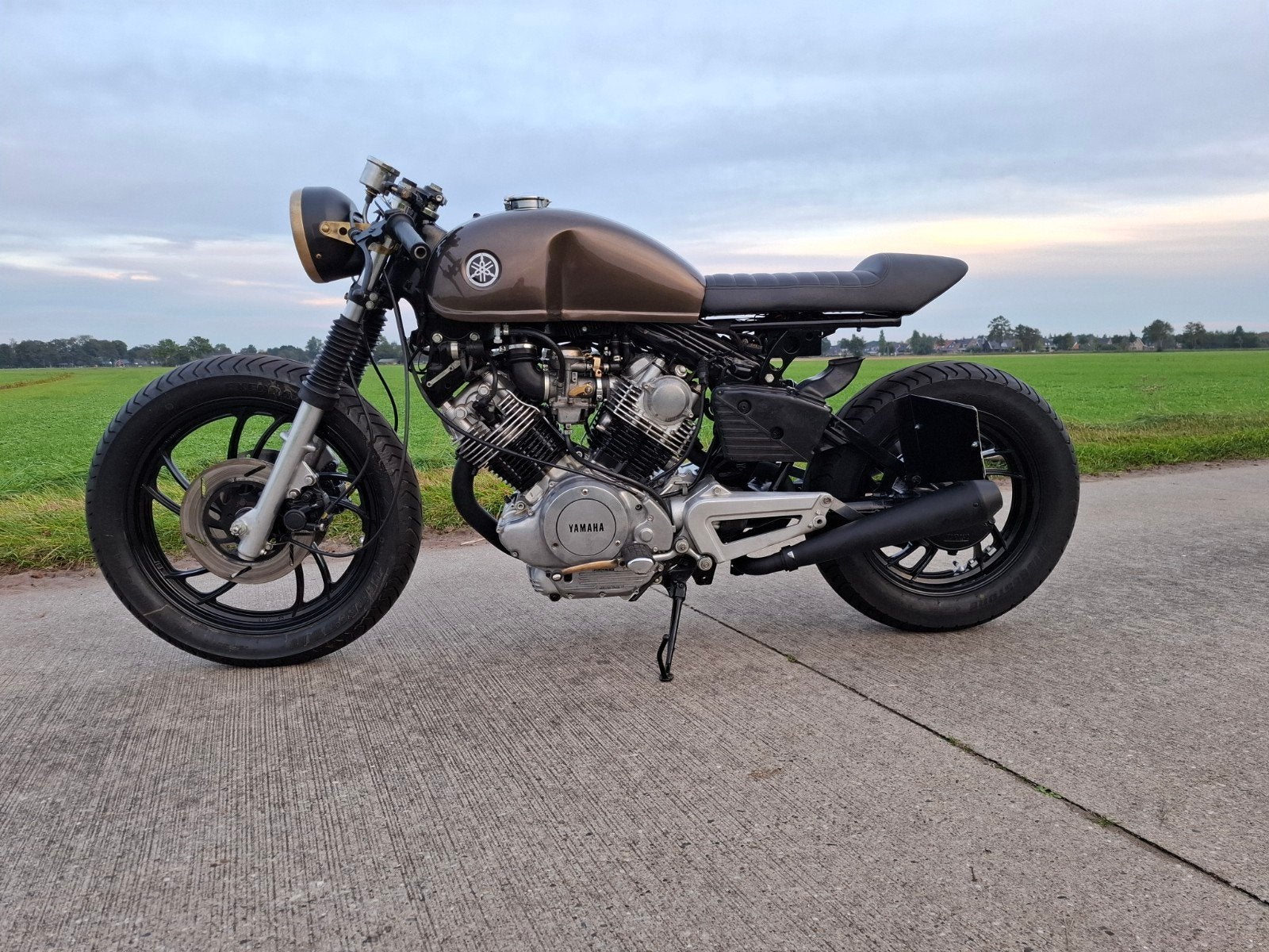 Yamaha XV920 Cafe Racer - Unieke Custom Build, Motoren, 2 cilinders, Motorrijbewijs A, Gebruikt, Particulier