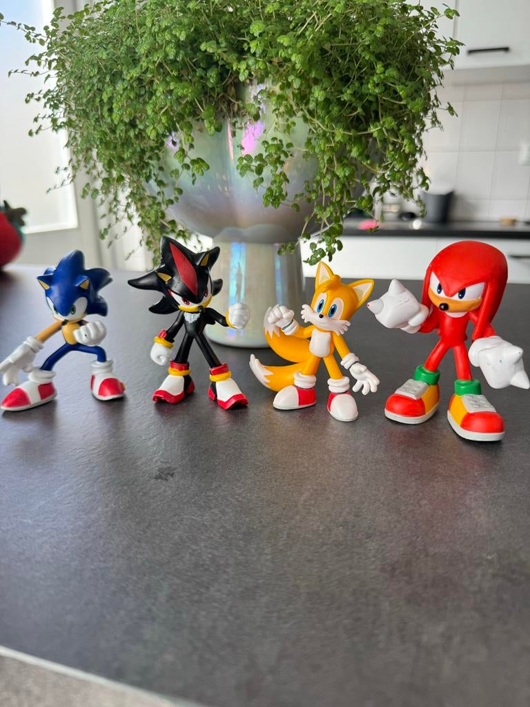 Sonic the Hedgehog actiefiguren set, Ophalen of Verzenden, Gebruikt