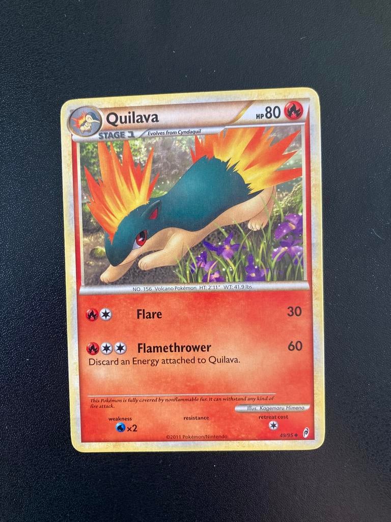 Pokemon kaart Quilava, Ophalen of Verzenden