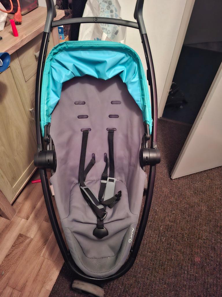Quinny Zapp Flex Plus Buggy - Turquoise, Kinderen en Baby's, Ophalen