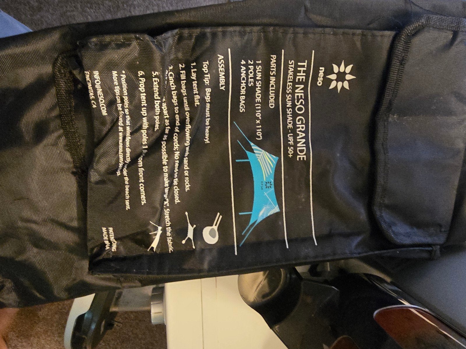 Neso Grande Strandtent - UPF 50+ Zonnescherm, Ophalen of Verzenden