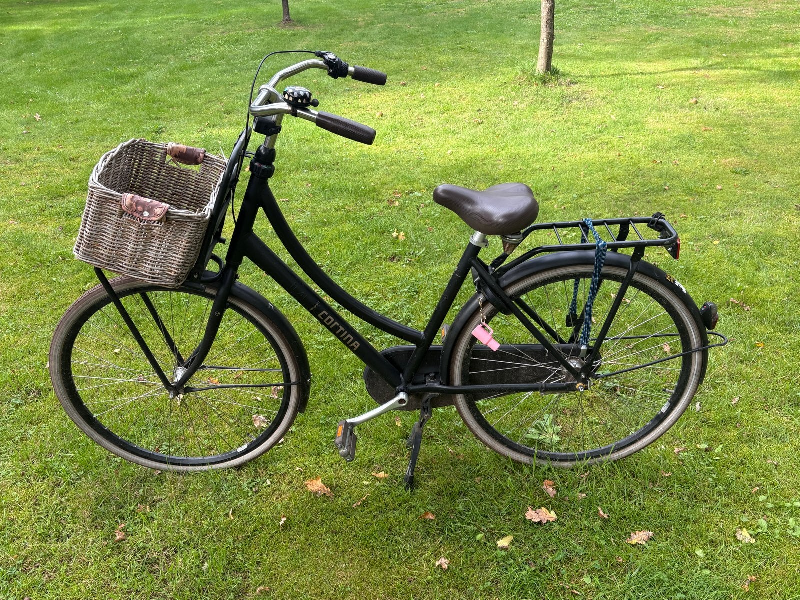 Cortina Transport U4 Damesfiets - Zwart, Fietsen en Brommers, Terugtraprem, Gebruikt, Versnellingen, 50 tot 53 cm