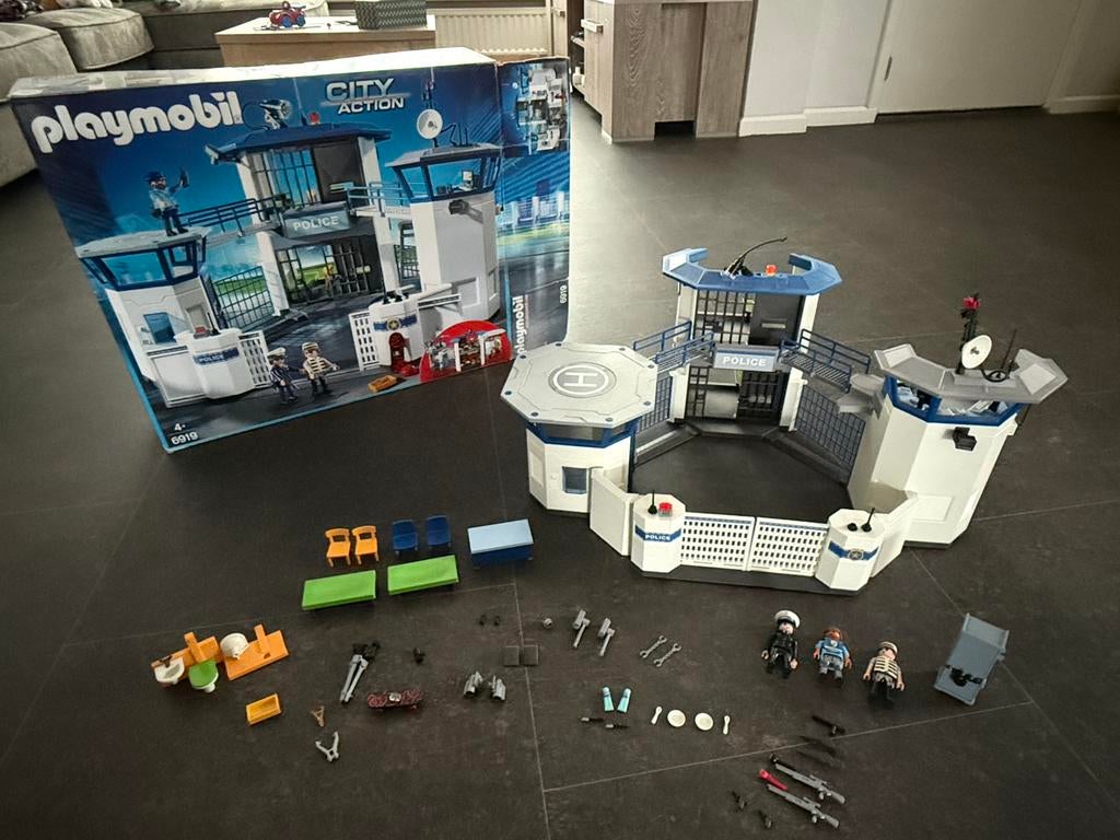 Playmobil City Action Politiebureau 6919 -, Ophalen, Gebruikt, Complete set
