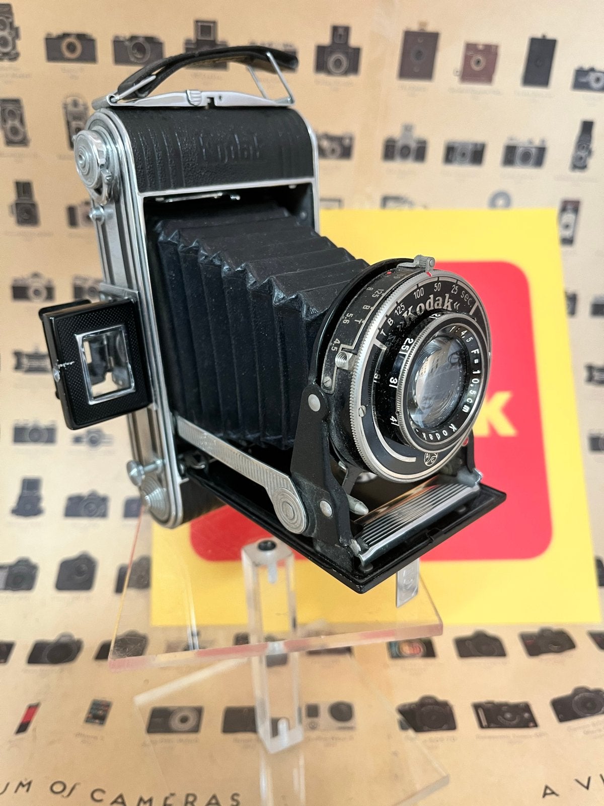 Vintage Kodak opvouwbare camera - Goede staat, Ophalen of Verzenden, Zo goed als nieuw, Compact, Kodak