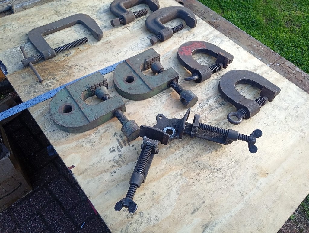 lasklemmen, C-klemmen, lijmklemmen, lijmklem, Doe-het-zelf en Verbouw, Ophalen, Gebruikt, Minder dan 150 ampère, Overige typen