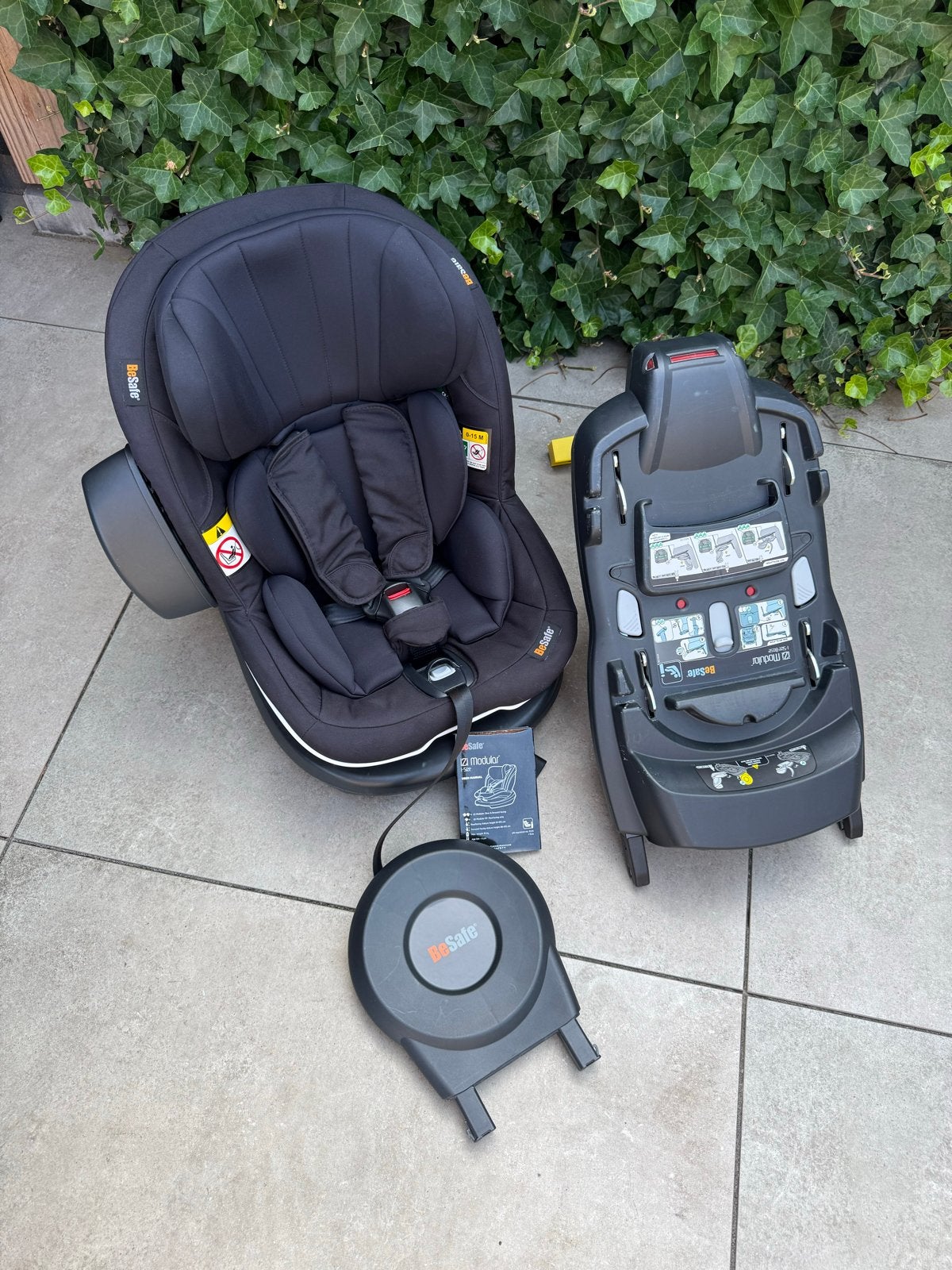 BeSafe iZi Modular i-Size autostoel met isofix base, Verstelbare rugleuning, Zo goed als nieuw, Isofix, 0 t/m 13 kg
