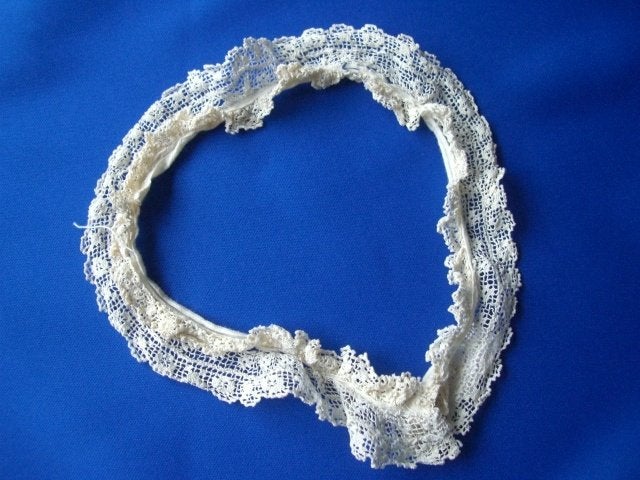 ANTIEK FILETWERK KANTEN KRAAGJE ca. 1930, Antiek en Kunst, Antiek | Kleding en Accessoires, Ophalen of Verzenden, Dames