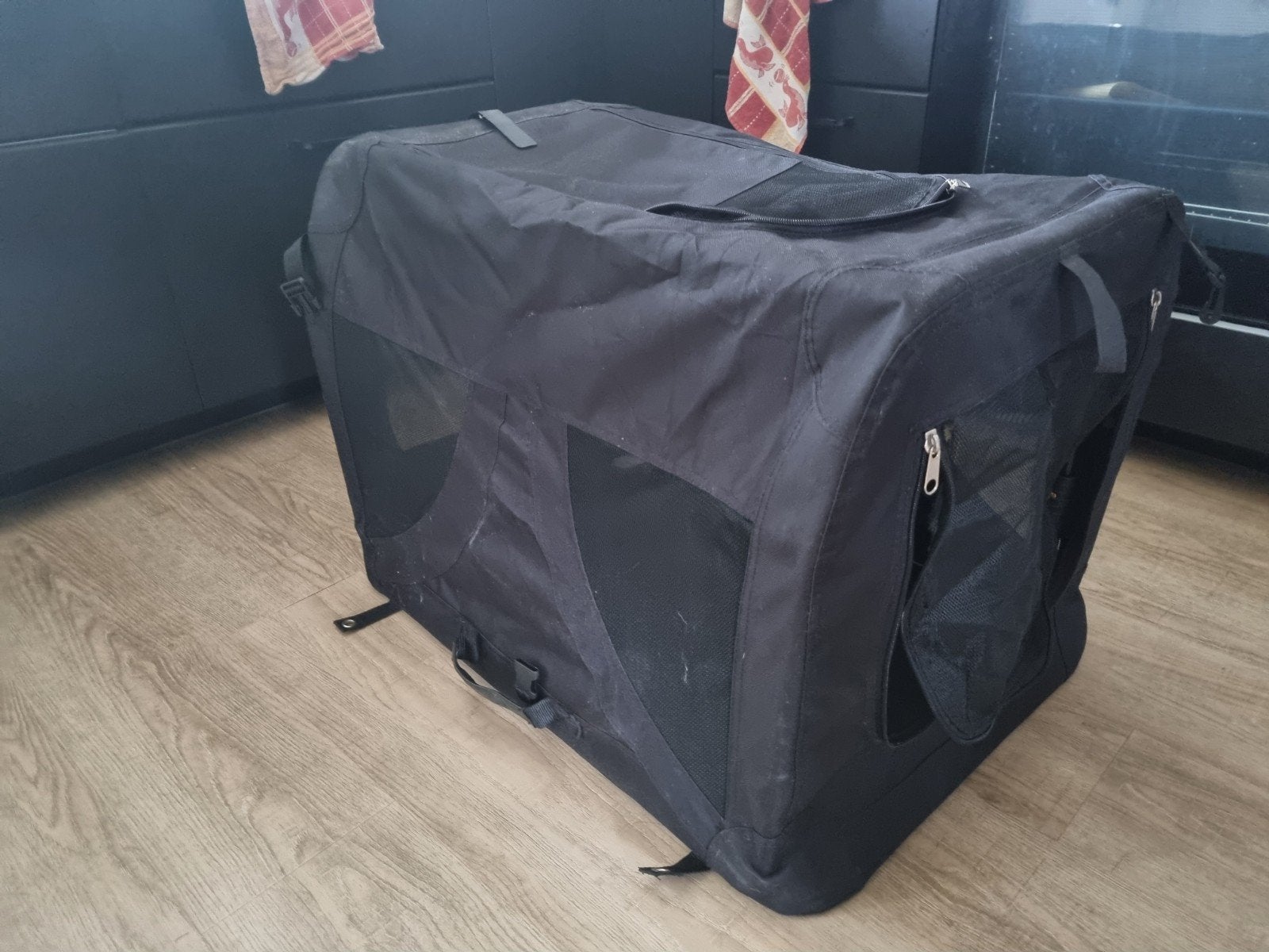 Reis bench hond opvouwbaar, Ophalen, Gebruikt