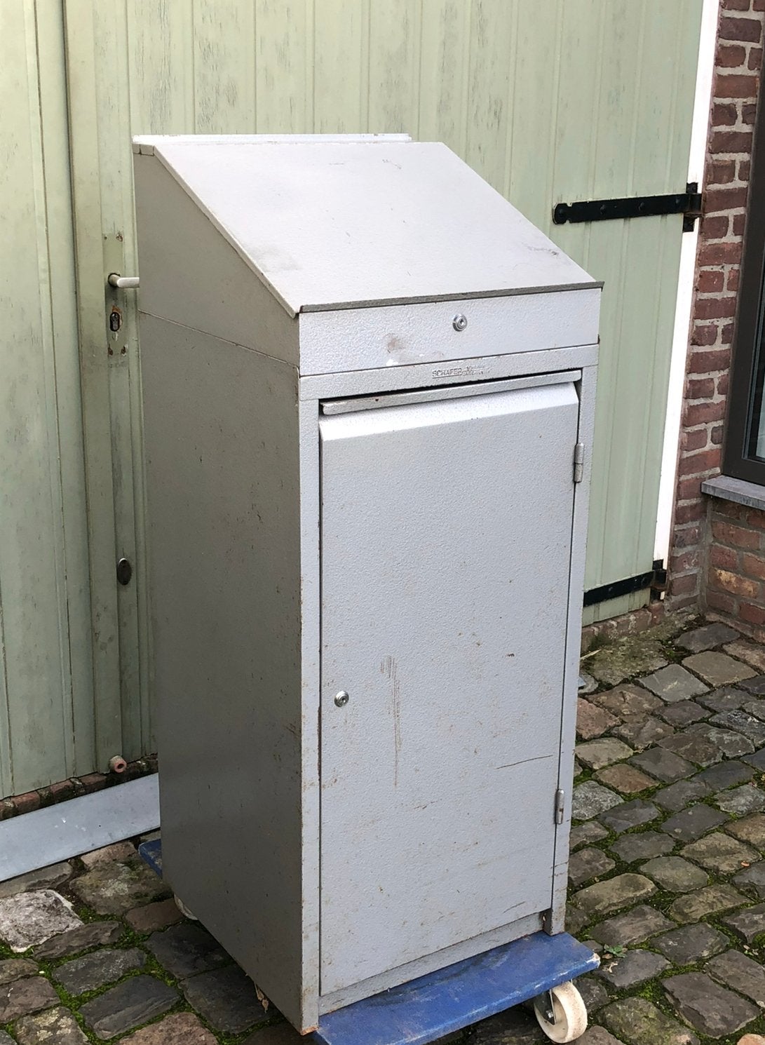 Vintage werkplaats kast kastje locker industrieel design, Huis en Inrichting, Kasten | Lockerkasten, Ophalen, Gebruikt