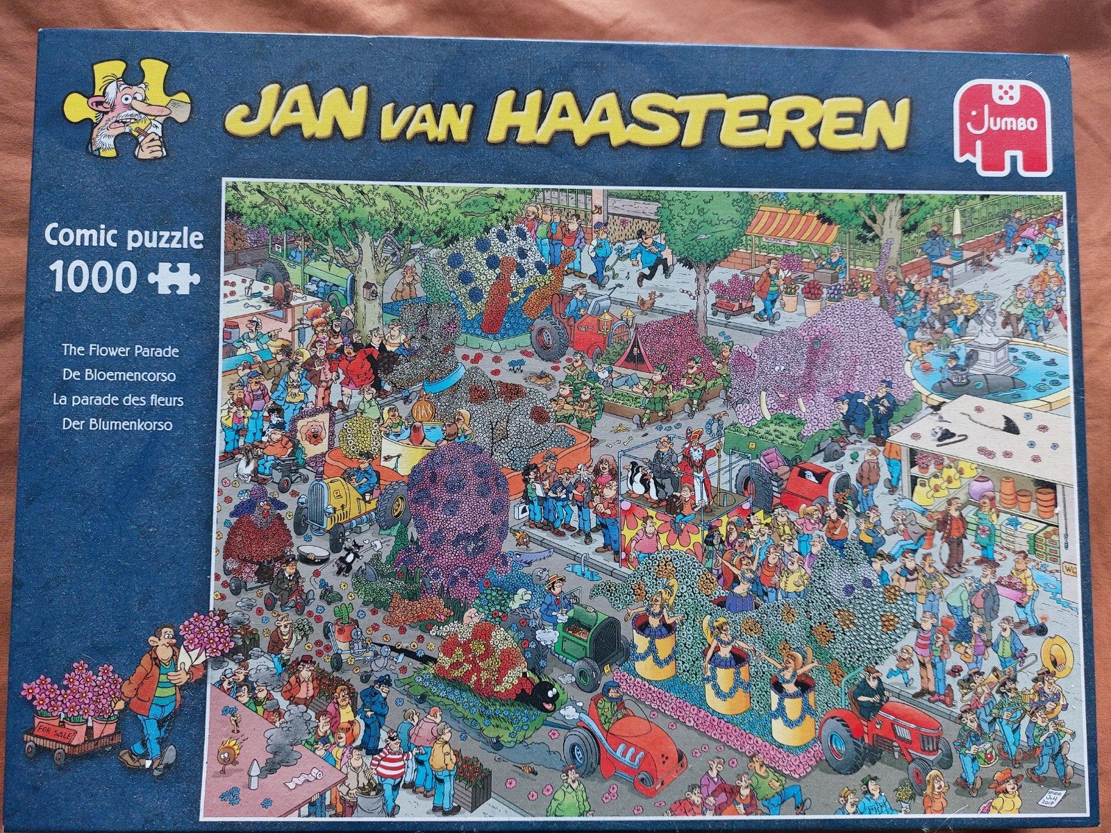 Jan vHaasteren Comic Puzzel - De Bloemencorso (1000 stukje