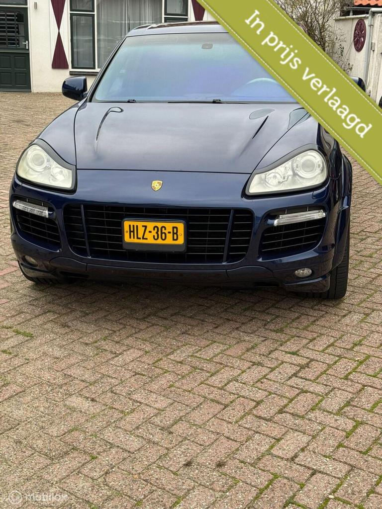 Porsche Cayenne 4.8 Turbo S, Auto's, Porsche, Automaat, Cayenne, Gebruikt, Blauw