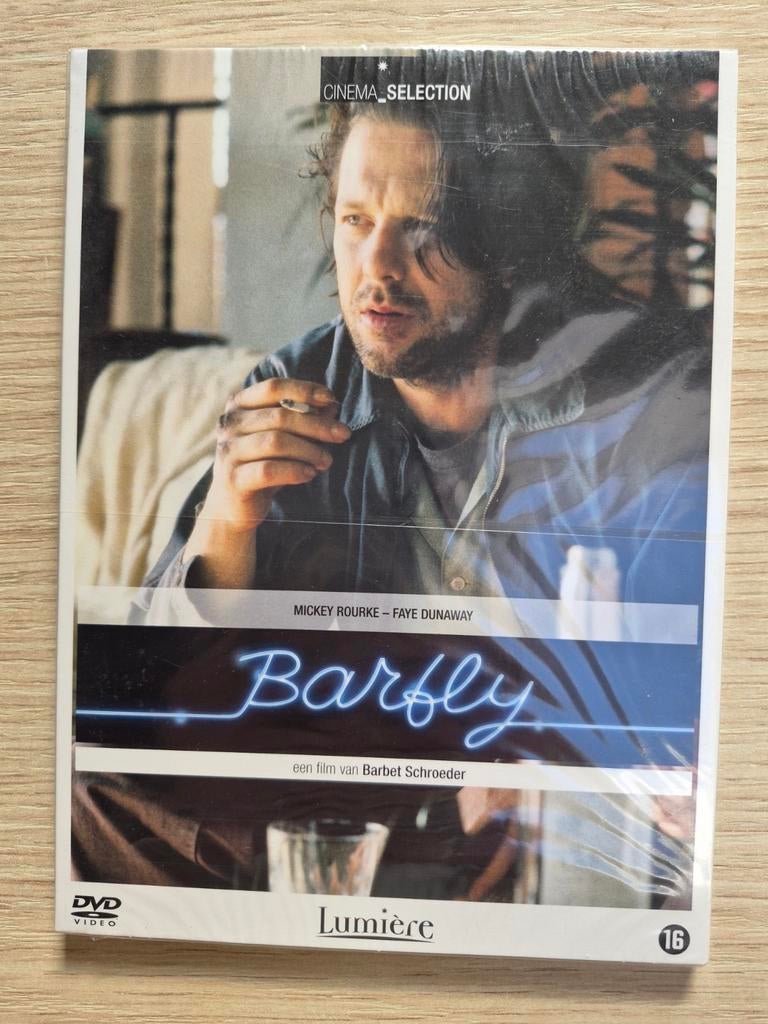 Barfly DVD - Mickey Rourke, Faye Dunaway - Nieuw in verpakki, Cd's en Dvd's, Vanaf 16 jaar, Ophalen of Verzenden, Nieuw in verpakking