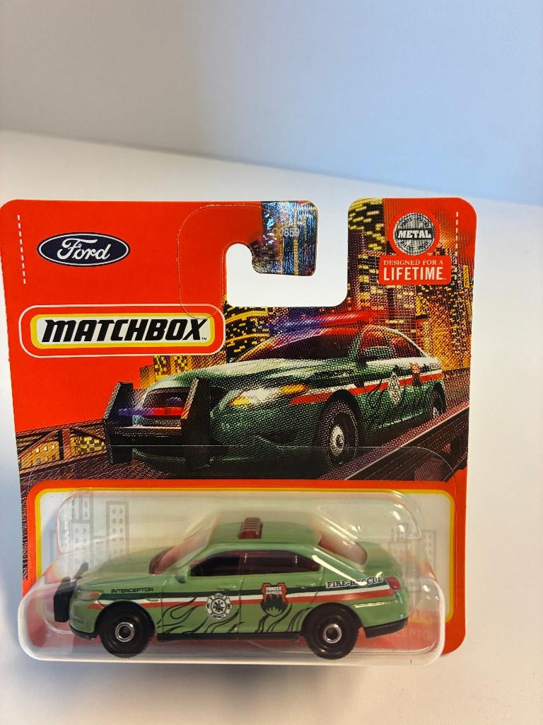 89740: Ford Police Interceptor - Matchbox, Nieuw, Ophalen of Verzenden, Gondel 1, 1186MJ Amstelveen, Service.nl@mattel.com
