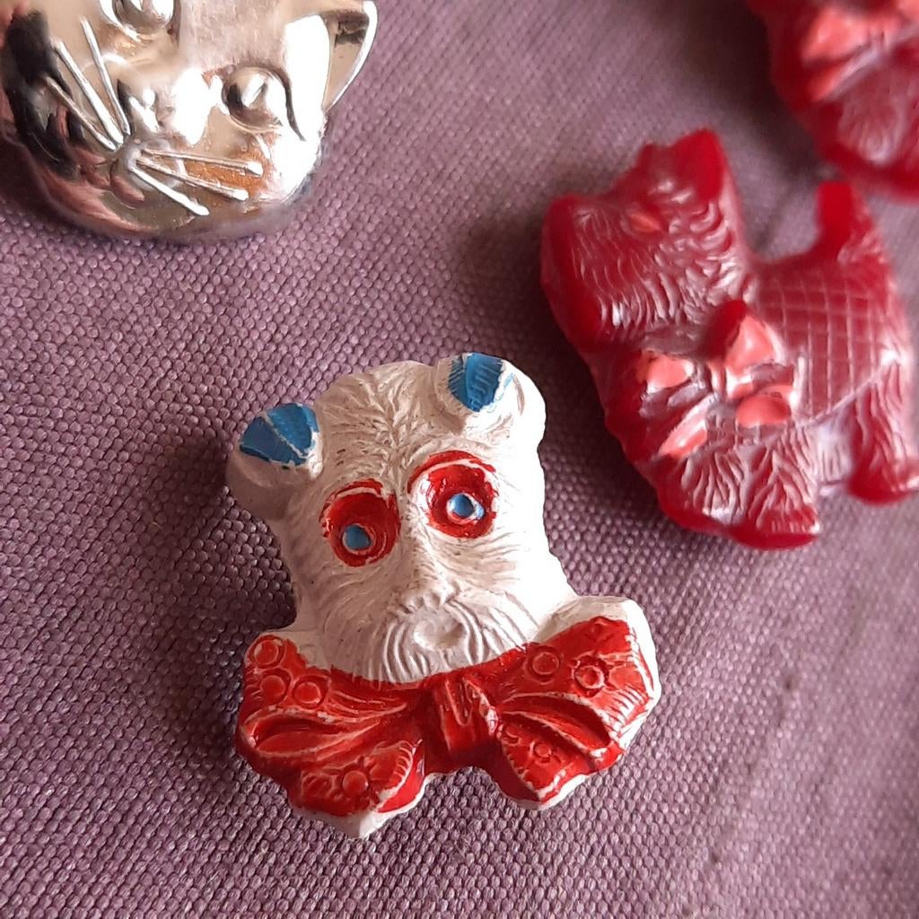 Verzameling Knopen met Poezen en Hondjes, Verzenden, Nieuw, Knoop of Knopen
