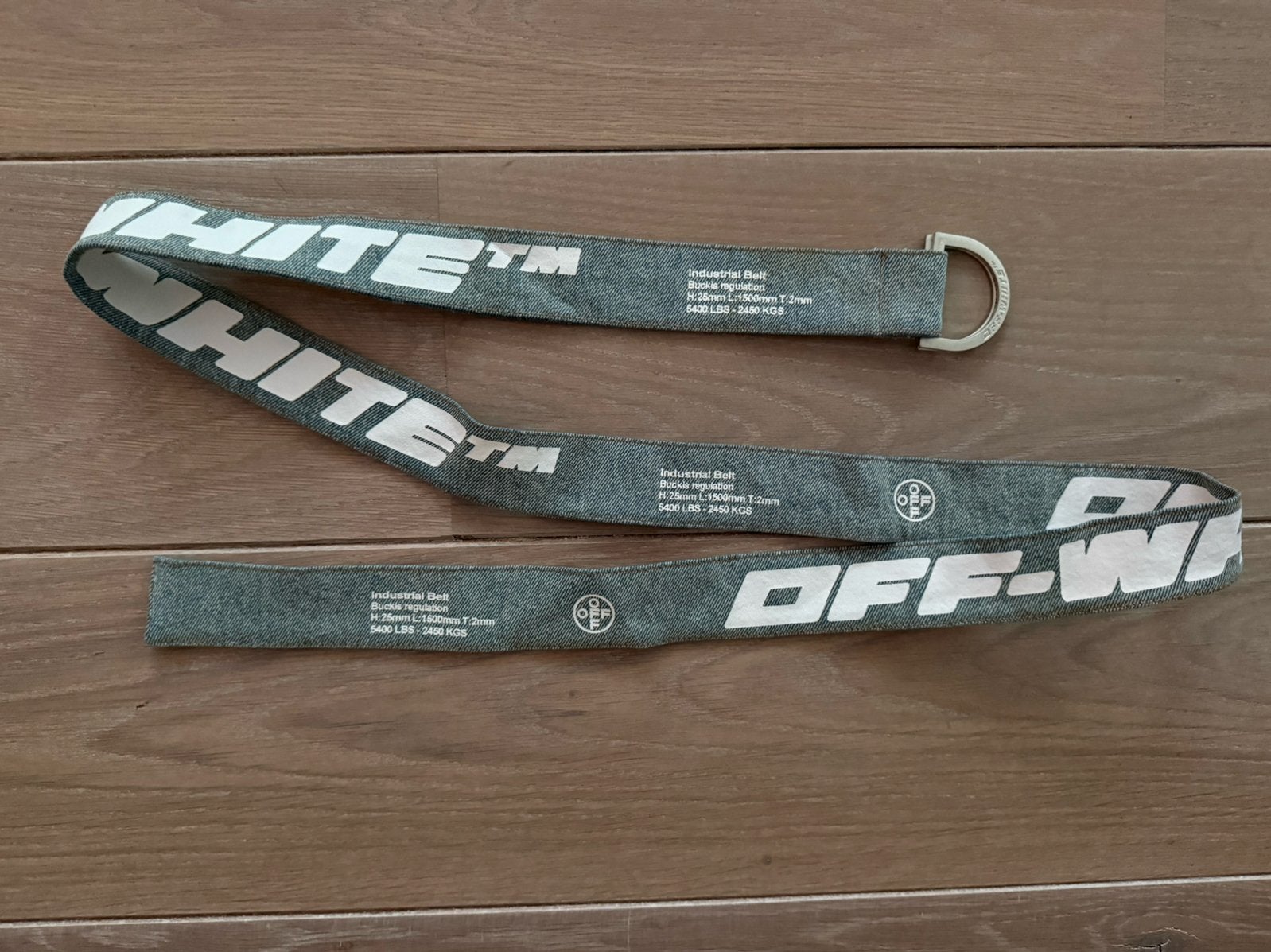 Riem Off-White - spijkerstof, Overige kleuren, Verzenden, Nieuw, 115 cm of meer