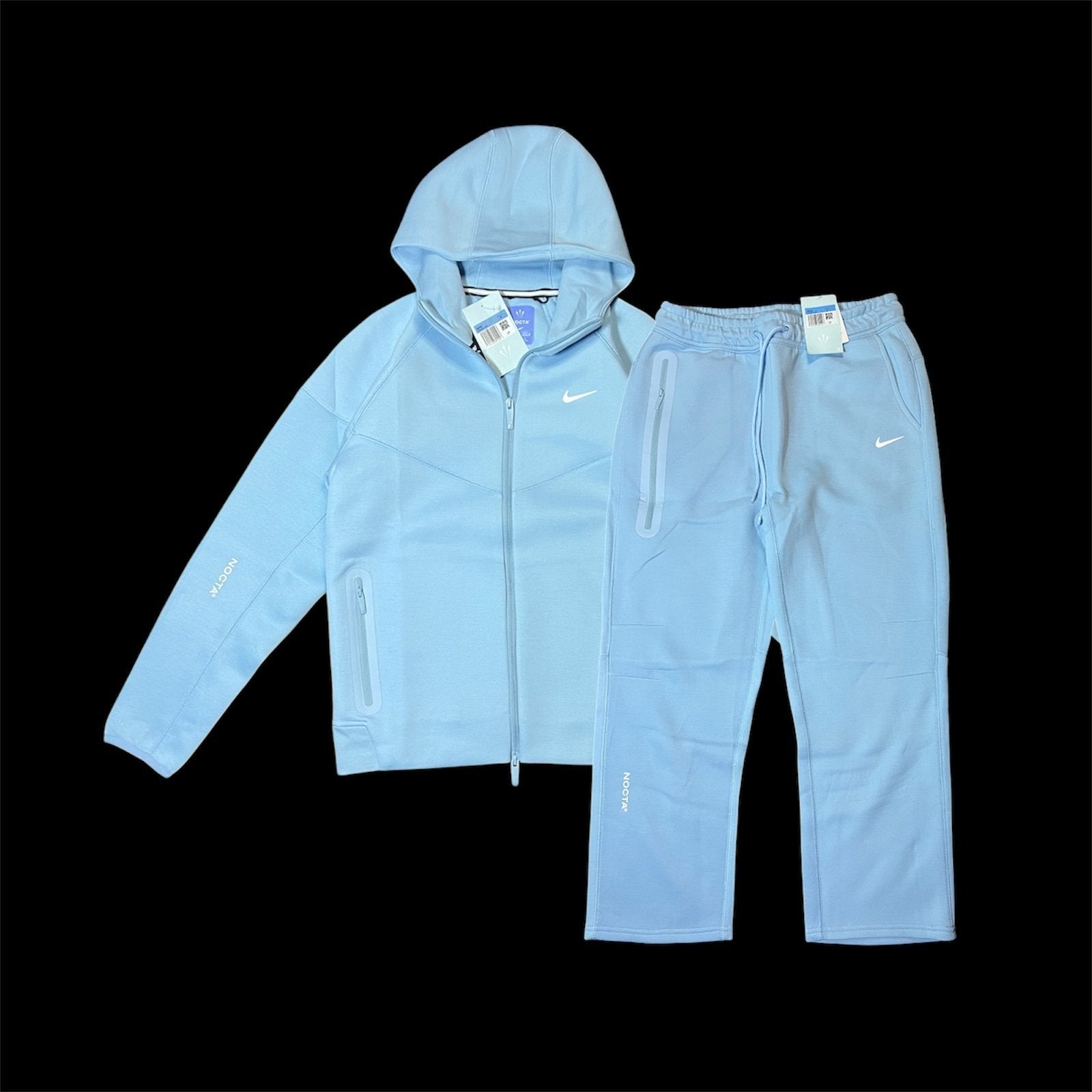 Nike x NOCTA Tech Fleece Tracksuit – Light Blue Size M, Kleding | Heren, Sportkleding, N, N, Nieuw, Ophalen of Verzenden