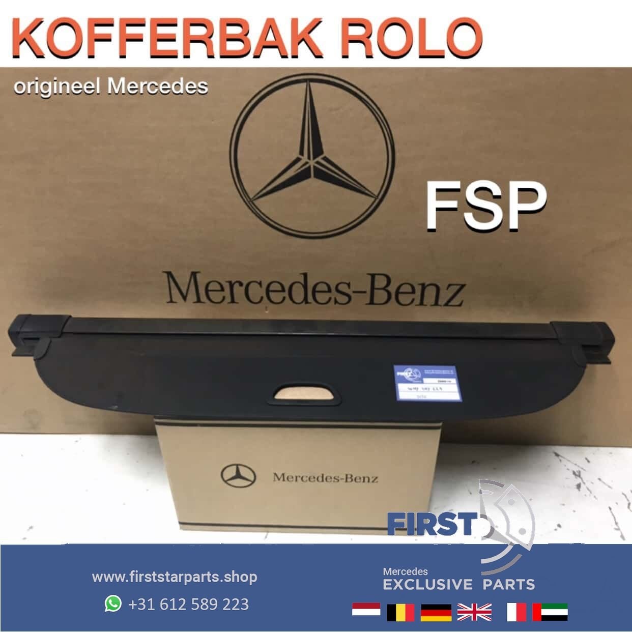 W117 X117 CLA SHOOTINGBRAKE KOFFERBAK ROLO BAGAGE ROLGORDIJN, Gebruikt, -, Ophalen of Verzenden, -
