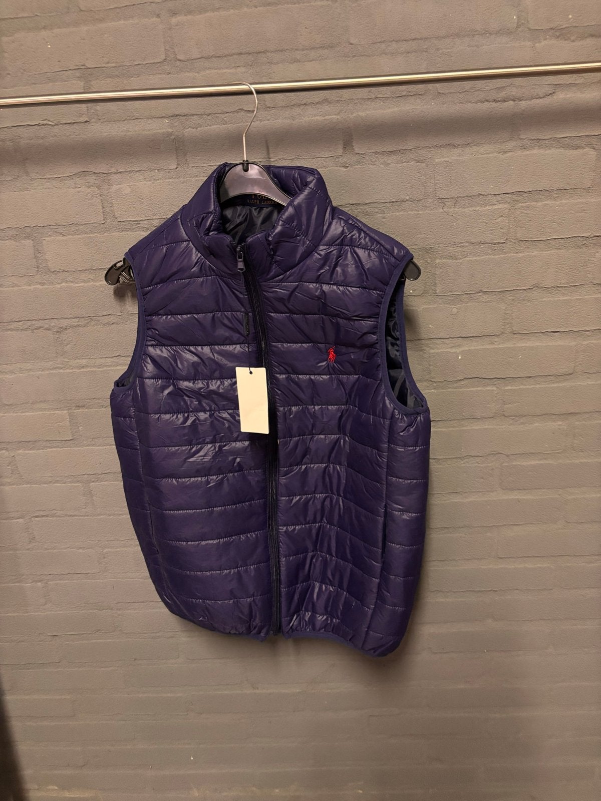 Nieuwe Ralph Lauren Bodywarmer Sport Donkerblauw Maat L, Ophalen of Verzenden, Nieuw, Maat 52/54 (L), Blauw
