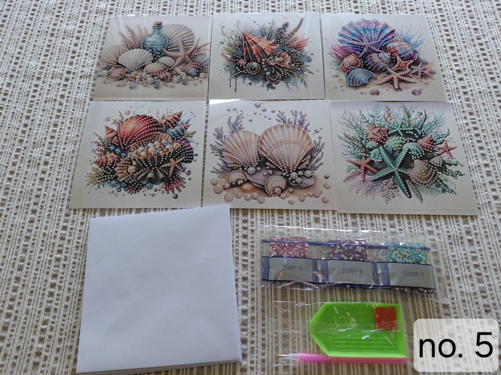 Diamond painting wenskaarten om zelf nog te maken, Hobby en Vrije tijd, Ophalen of Verzenden, Nieuw, Overige thema's, Overige typen