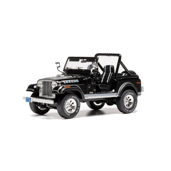 Jeep CJ-7 Laredo 1980 Zwart Schaal 1/43 Ixo Models, Overige merken, Ixo Models, Auto, Ixo Models