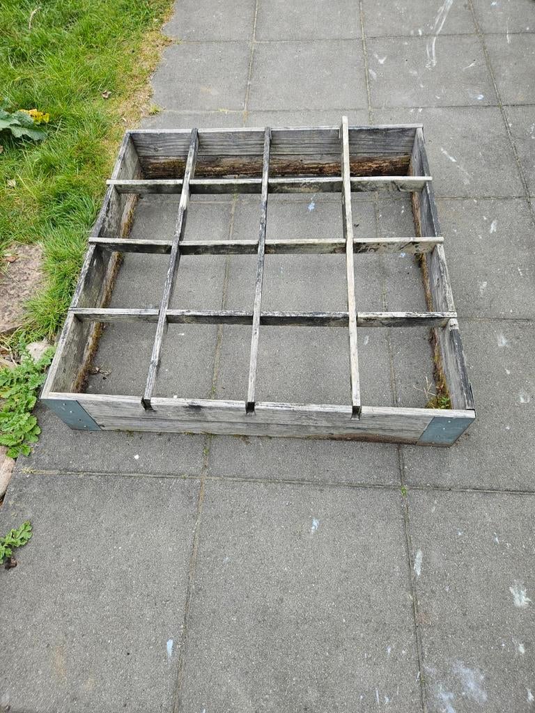 Gratis houten moestuinbak - Ideaal voor uw tuin!, Tuin en Terras, Ophalen, Gebruikt, Minder dan 30 cm, 100 cm of meer