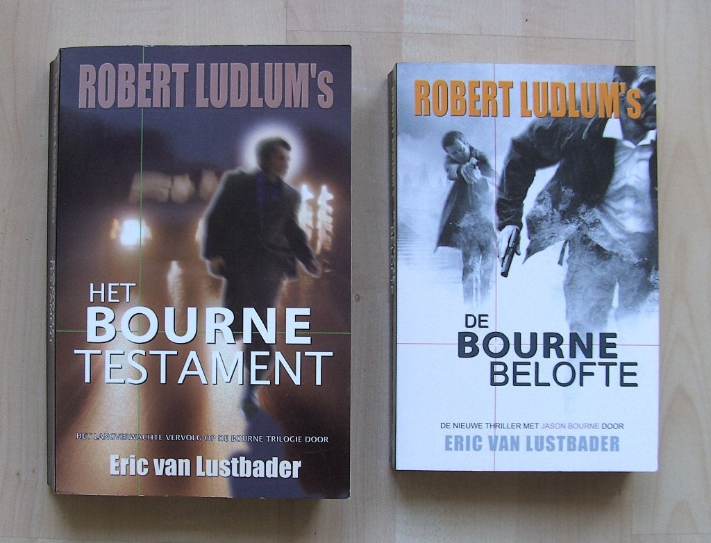 Bourne Testament & Belofte  -  Eric van Lustbader, Ophalen of Verzenden, Zo goed als nieuw, Eric van Lustbader, Amerika